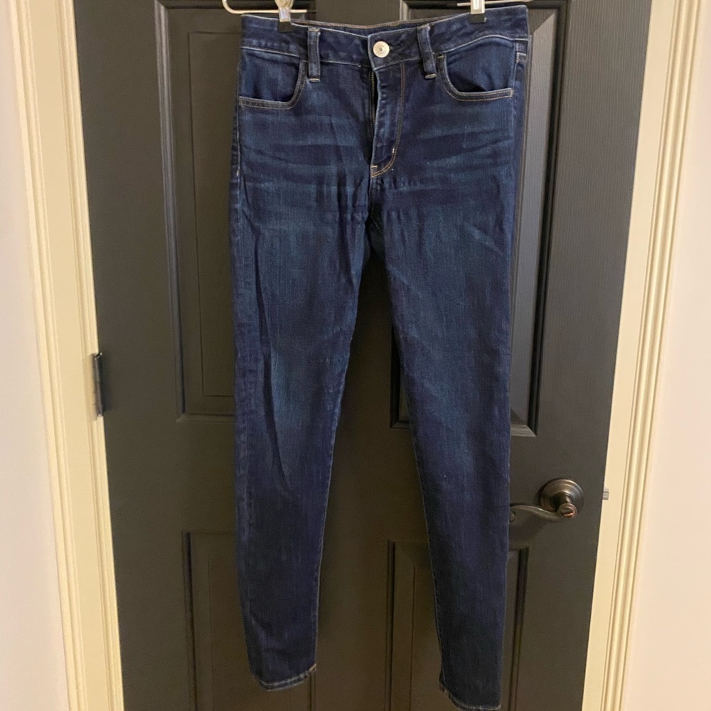American Eagle Dark Jeans Size 6